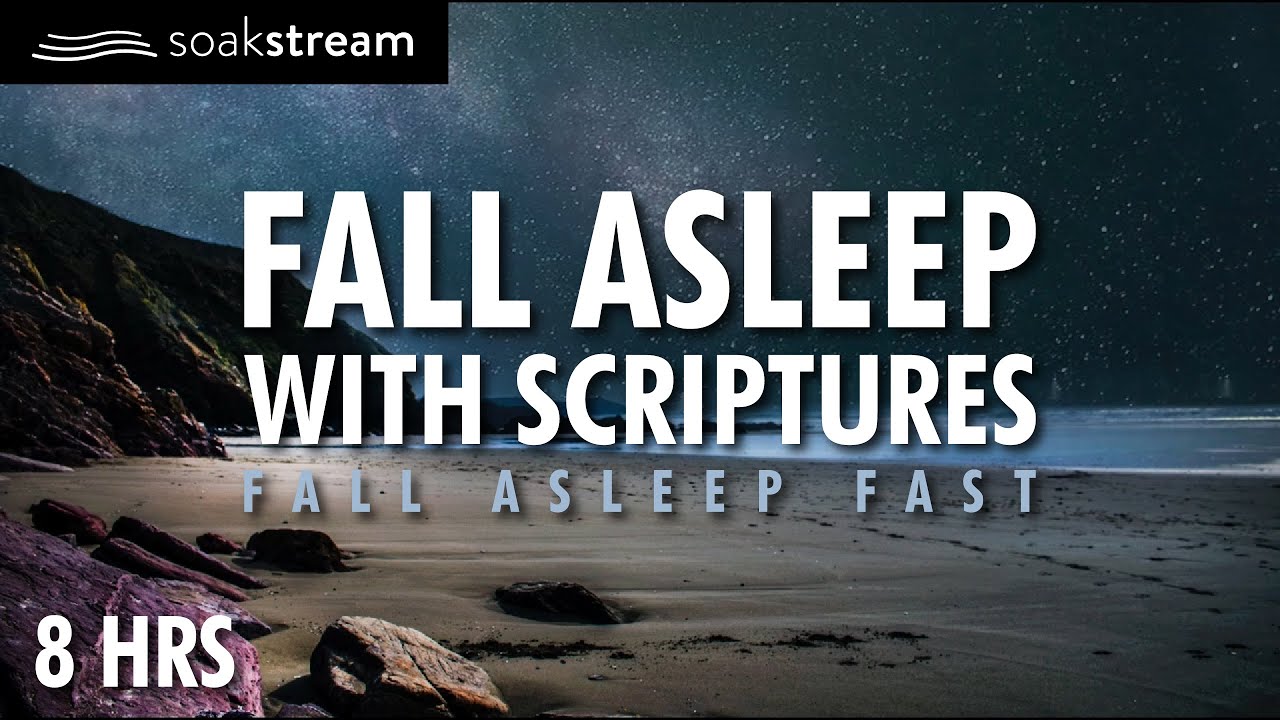 SOAK IN GOD'S PROMISES BY THE OCEAN | SLEEP WITH GOD'S WORD | 100+ Bible Verses For Sleep