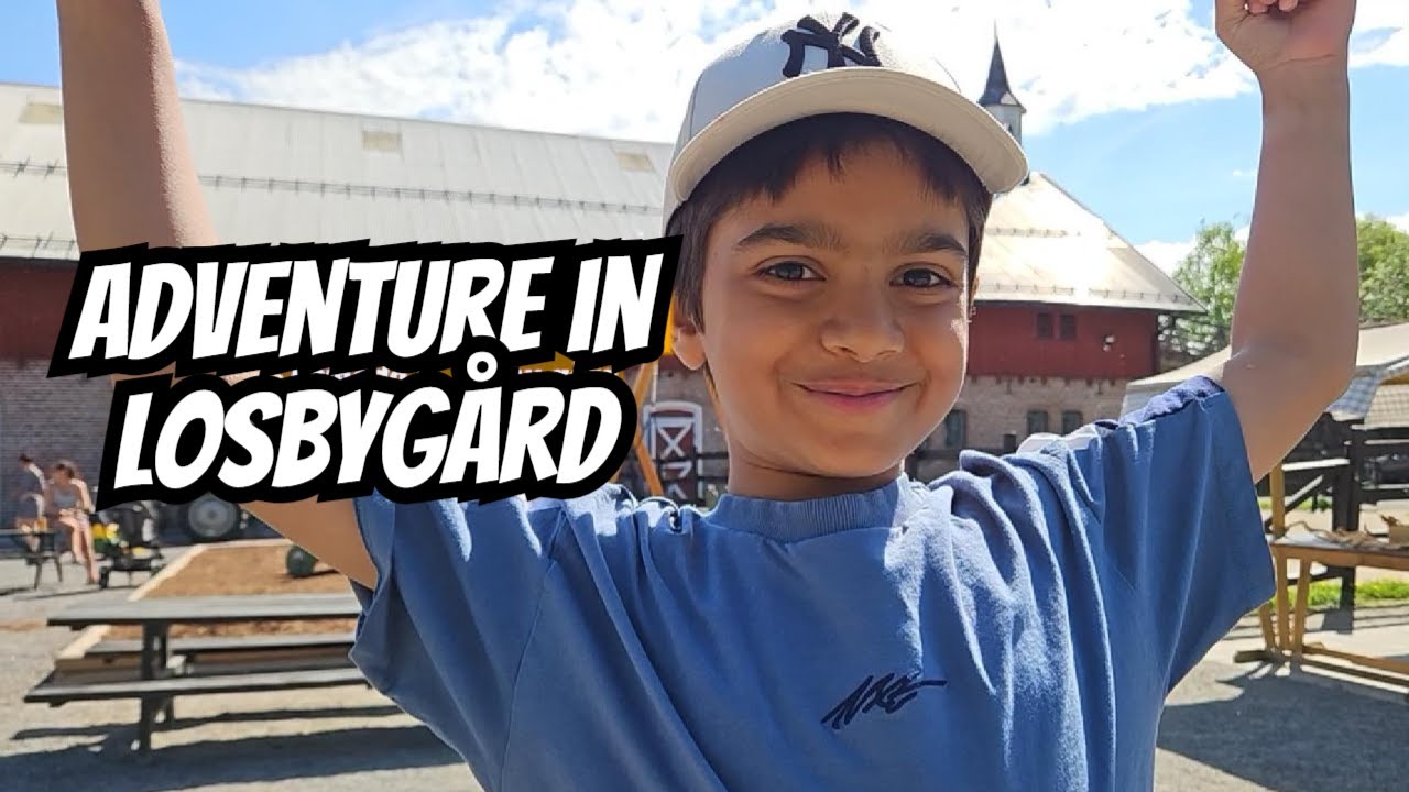 Adventure at the Losby Farm with Taha and Ali (and paw patrol) #visitnorway #farmanimals #outdoors