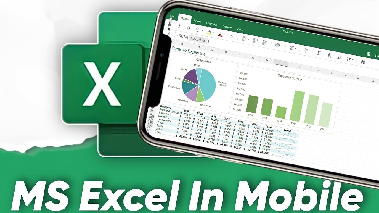 MS Excel In Android Phone | How To Use MS Excel In Mobile Phone (Microsoft Excel) - Oncera