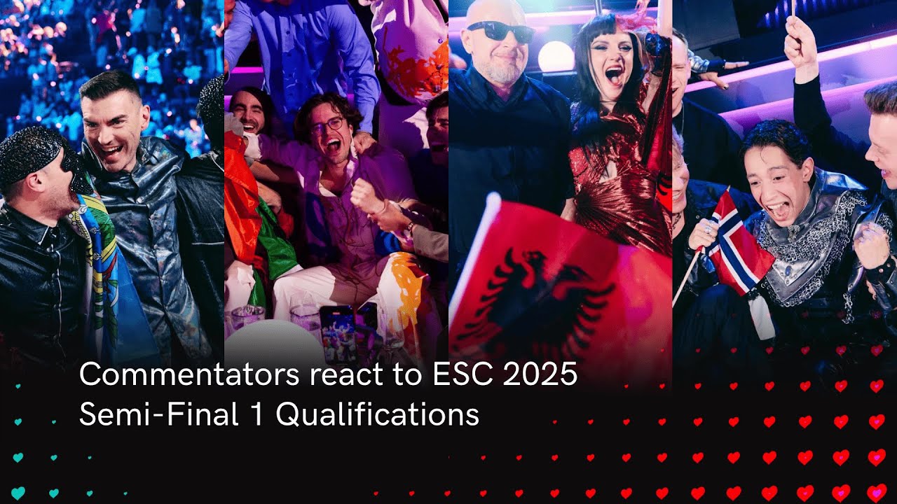 Eurovision 2025 - Commentator Reactions to Qualifying - Semi-Final 1 - ENGLISH SUBTITLES