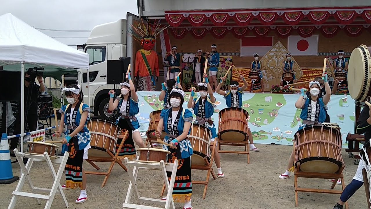2022・8月7日・宮城県気仙沼市・気仙沼太鼓連合「和」・海潮音「みしおね」・気仙沼みなとまつり