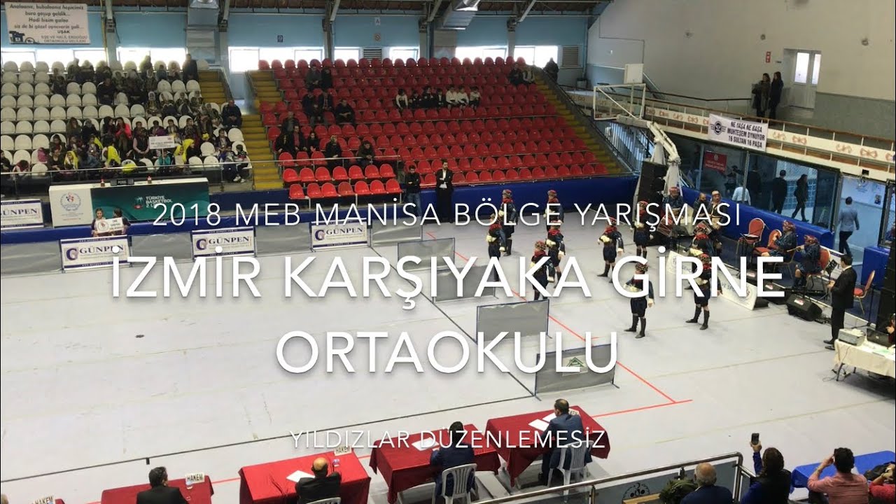 İzmir Karşıyaka Girne Ortaokulu | Yıldızlar Düzenlemesiz | 2018 MEB Manisa Bölge #Zeybekoloji