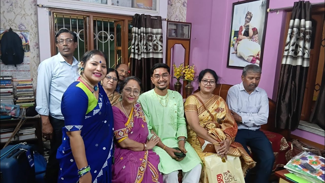 Biyebari at Medinipur Tomluk 🙏🥰 Freind of Bunty 😊🥰 our friends family 💕