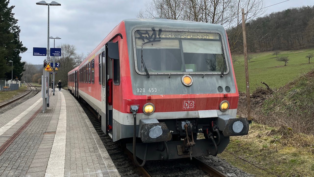 Die Strecke Kaiserslautern Lauterecken mit Br 628 (einfach Mitten im nirgendwo 🙈)