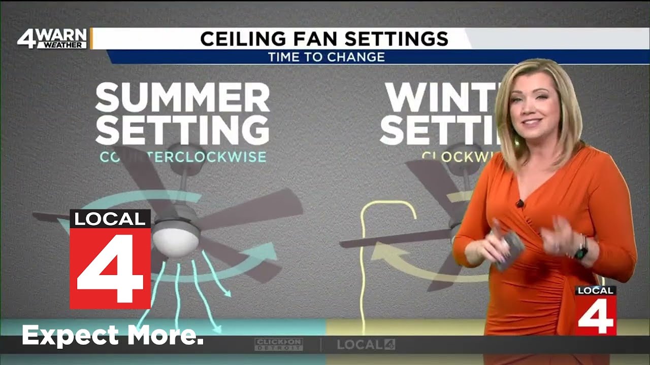 Daylight saving time is ending -- time to reverse your ceiling fan direction