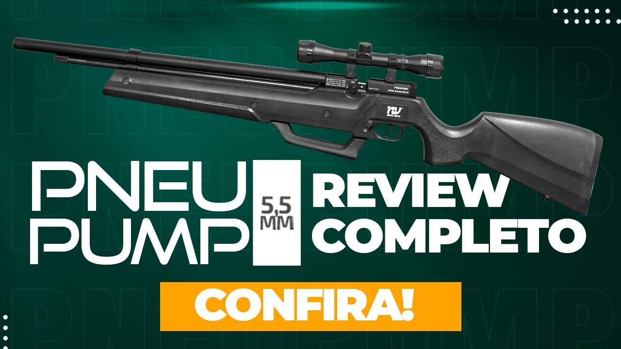 REVIEW completo da Carabina PneuPump Nova Vista