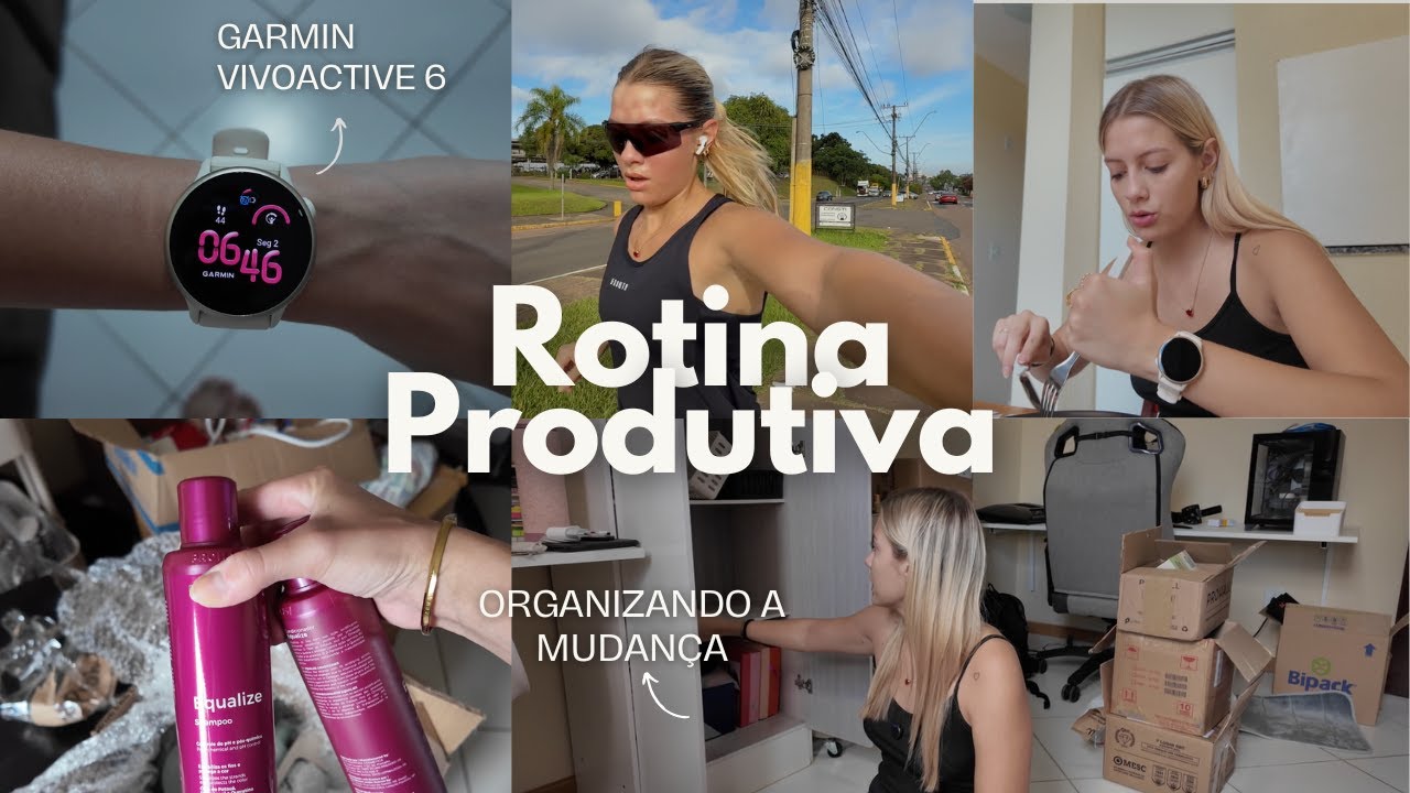 Organizando toda mudança, nova rotina, Garmin Vivoactive, aula de inglês e muito mais...