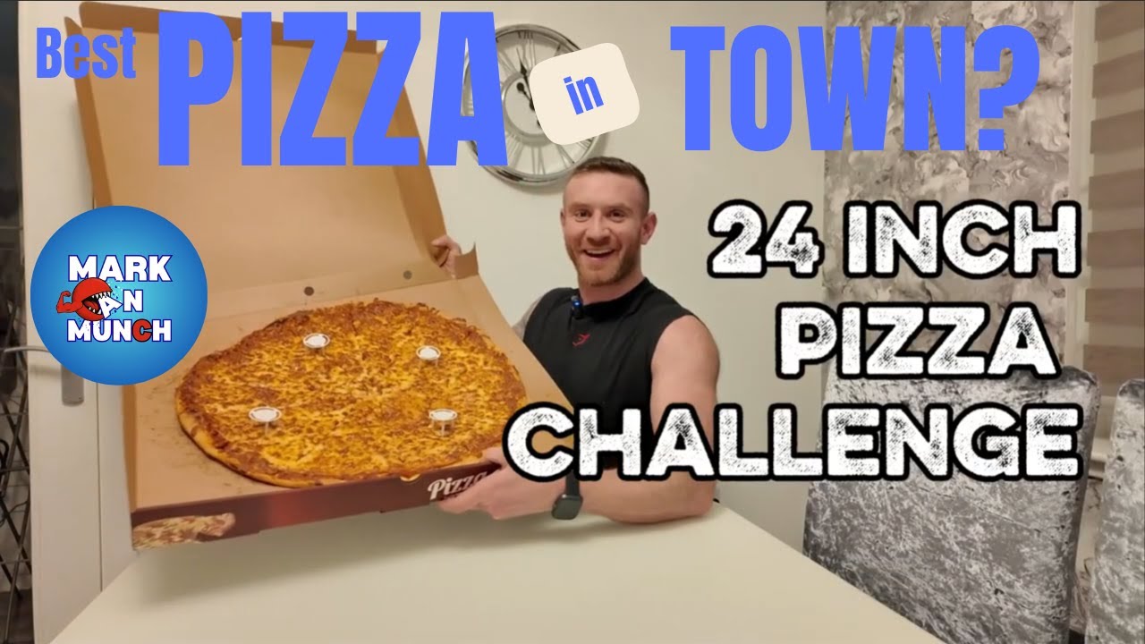 Personal Trainer Attempts a 24 Inch Pizza Challenge 🍕| MarkCanMunch