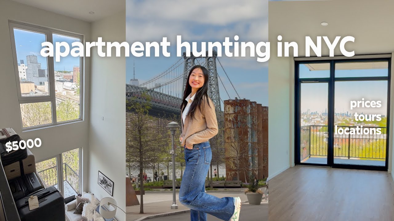 NYC APARTMENT HUNTING 2026 | touring 8 units + prices in brooklyn!