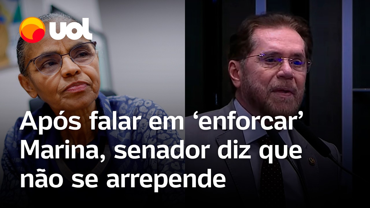 Senador Plínio Valério diz que não se arrepende de falar em 'enforcar' Marina Silva e leva bronca