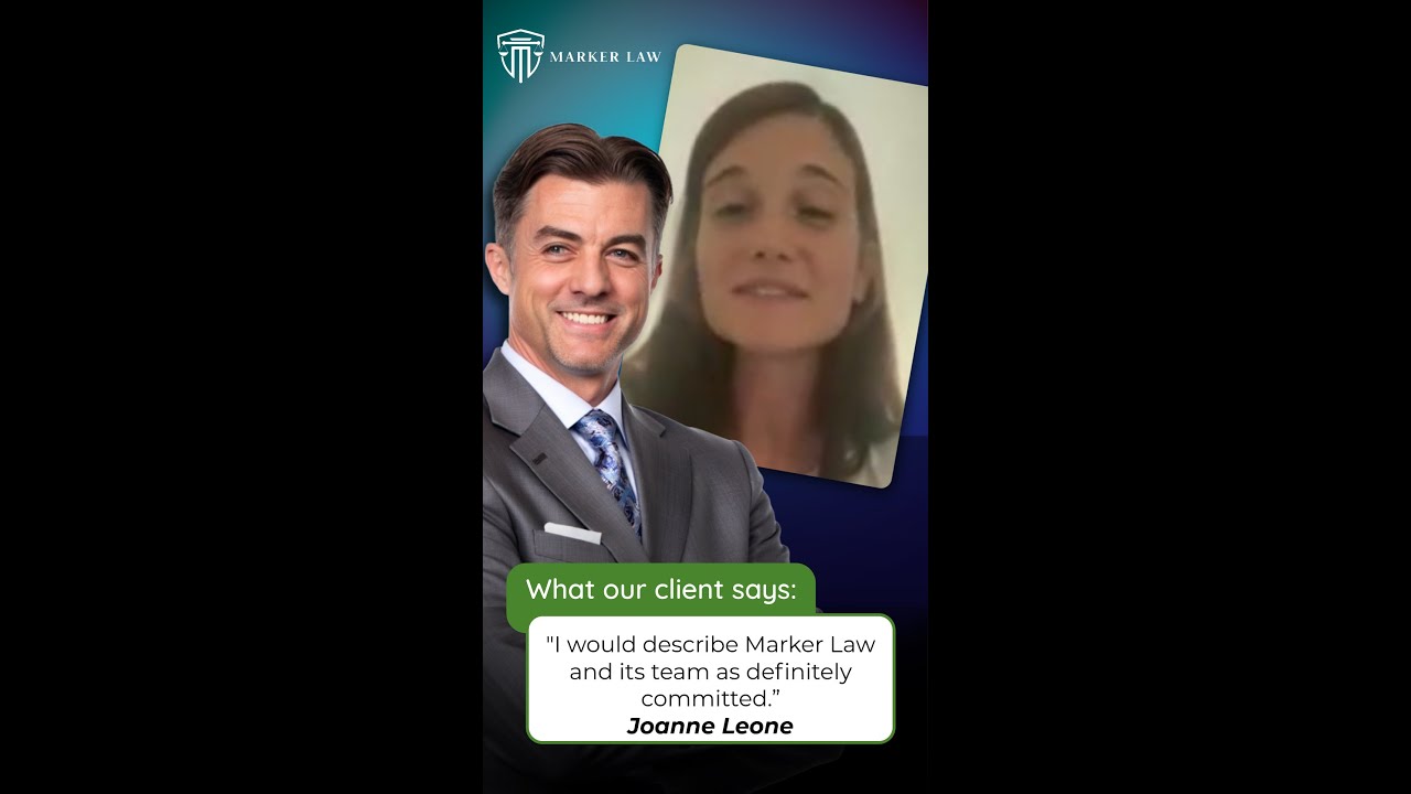 Personal Injury Success Story  Marker Law Client Testimonial #shorts