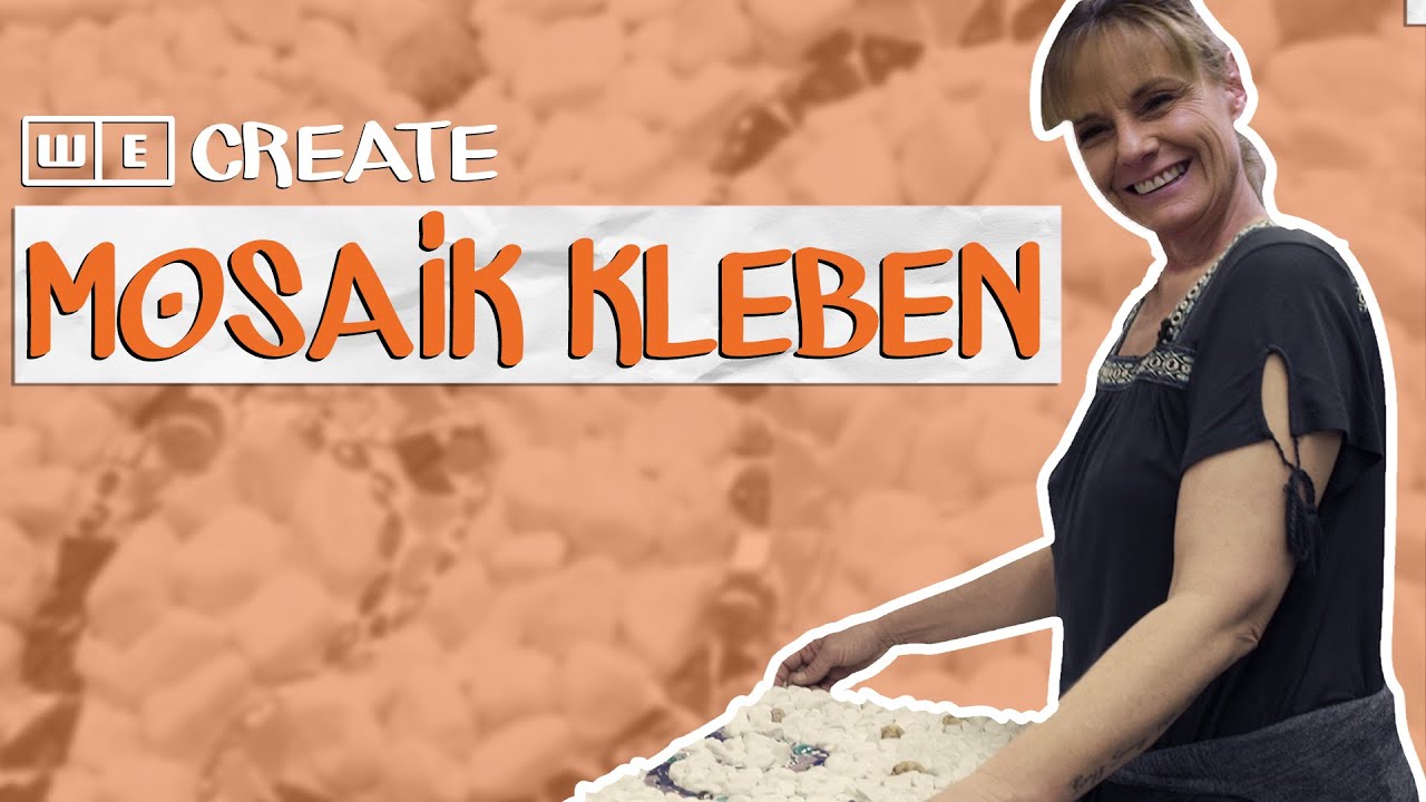 DIY Mosaik kleben |  Bild aus Mosaik für die Küchenfront | Mosaik selbst gestalten | WE create