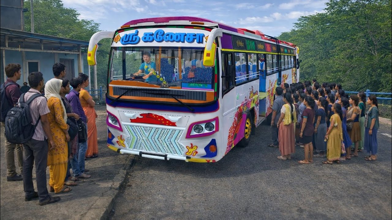JAY GANESH BUS | Short Route 🚌 #bussimulator #busgame #bussid 