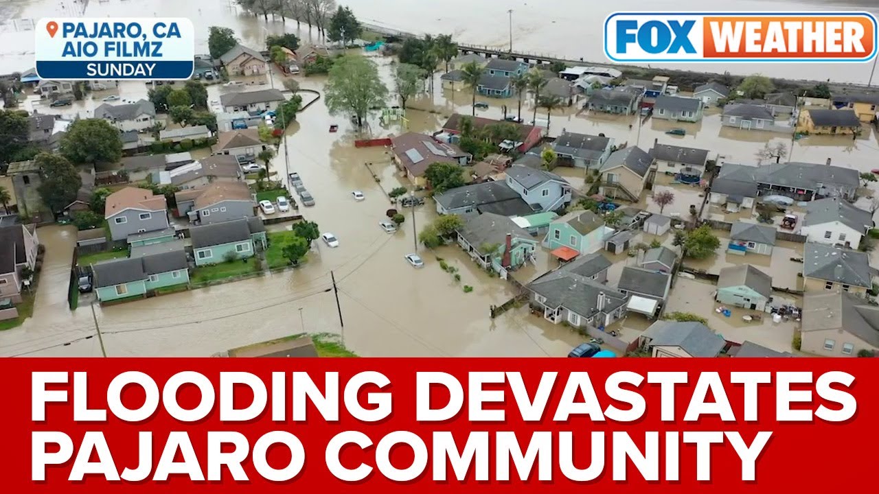 Thousands Of People Displaced After Massive Levee Breach Of Pajaro River During Atmospheric River