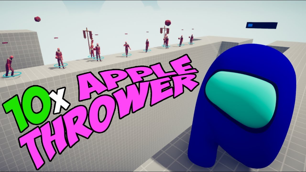10x Apple Thrower vs Every Faction - Totally Accurate Battle Simulator TABS
