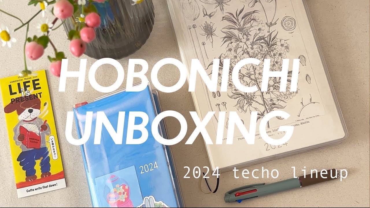 first planner unboxing ☺︎ 2024 Hobonichi Techo
