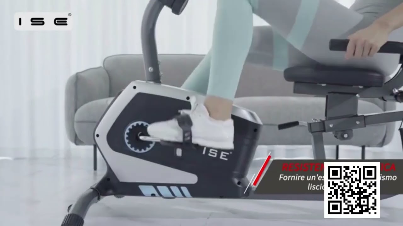 Allenamento di Recupero con Stile La Cyclette Orizzontale ISE SY 6801 #Cyclette #fitness