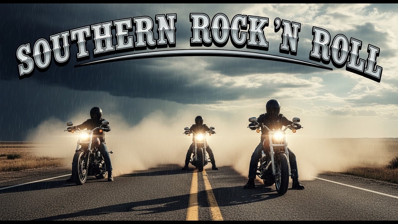 Biker Rock N Roll Mix 🔥 Southern Outlaw Anthems for Night Drives