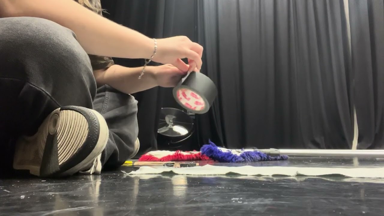 Making the beanstalk prop 