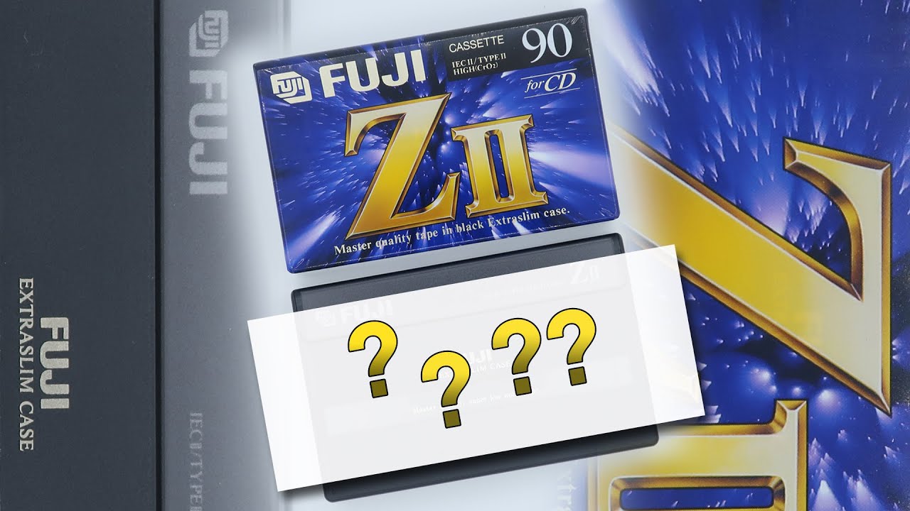 Unwrapping Premium Fuji ZII NOS Chrome Cassette Tape