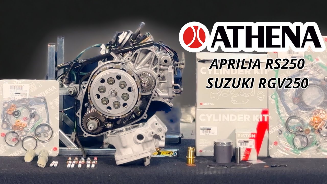 CILINDROS ATHENA APRILIA RS 250 / SUZUKI RGV 250 · VÁLVULAS MICHELOTTO (English subtitles)