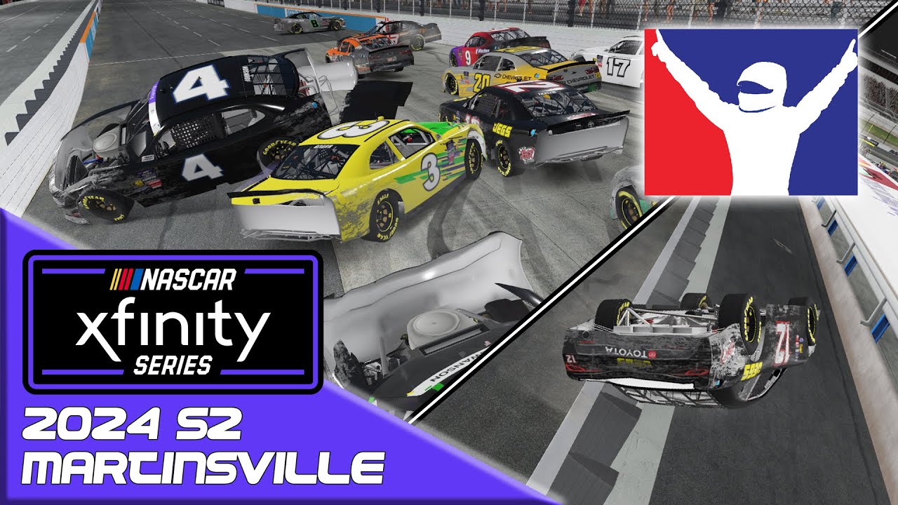 Что за фигня творится? - iRacing - Xfinity @ Martinsville (2024 S2 R4)