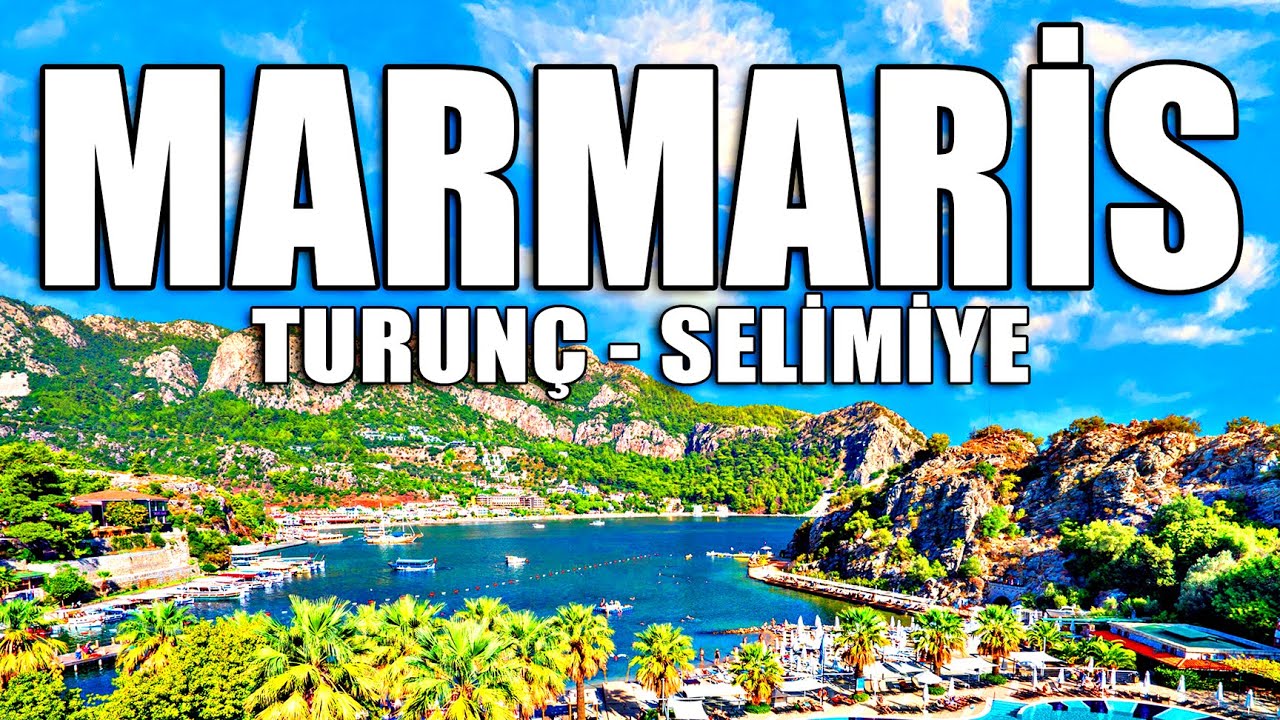 MARMARİS TURUNÇ SELİMİYE TURU 4K-MARMARIS TURUNC SELIMIYE WALKING TOUR 4K#marmaris#turunç#selimiye🇹🇷