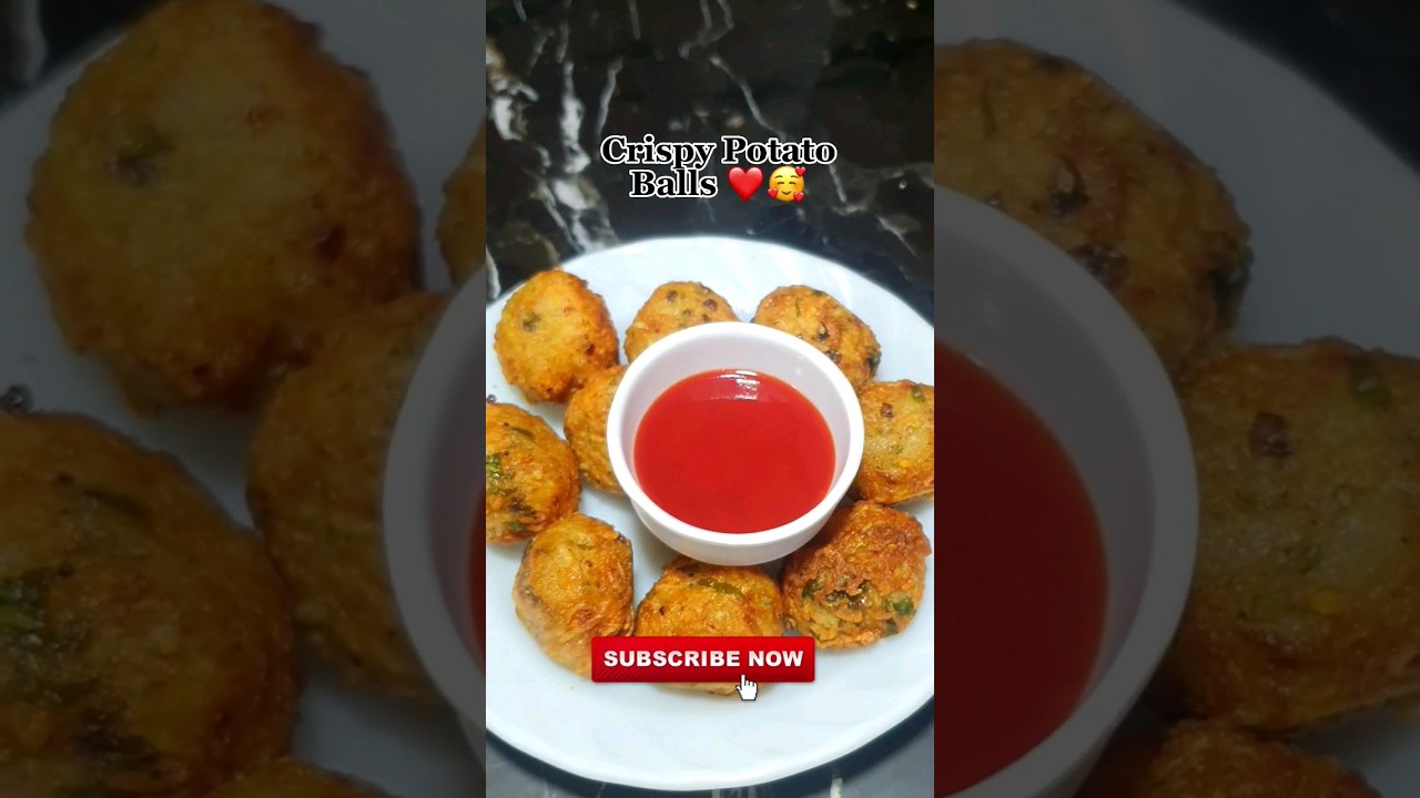 CRISPY POTATO SNACKS RECIPE - SUPER CRISPY! MUST TRY THIS RECIPE ❤️🤤 #youtubeshorts