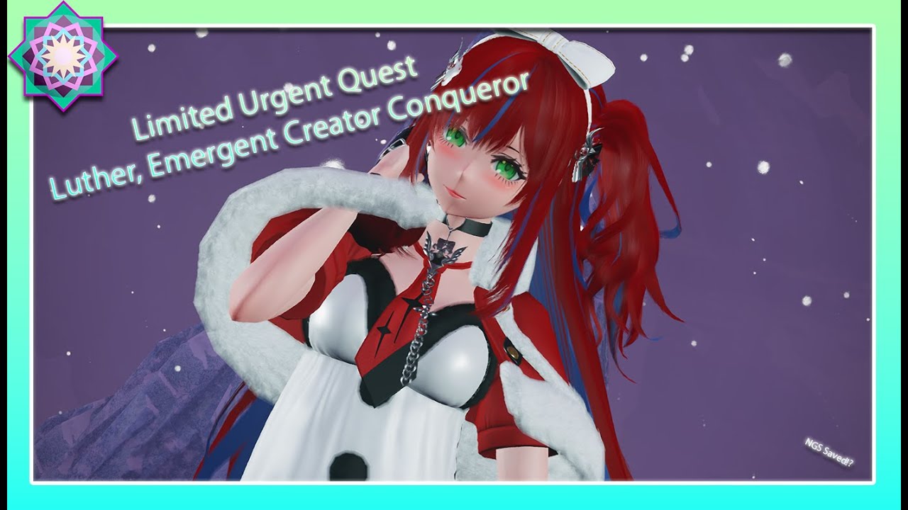 [PSO2 NGS] Luther, Emergent Created Conqueror Bo/Te Adras LUQ