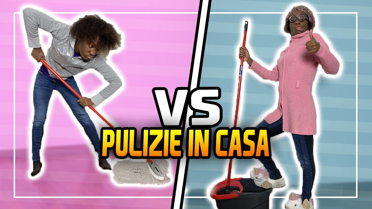 CECI Vs NONNA 😂 PULIZIE IN CASA #1