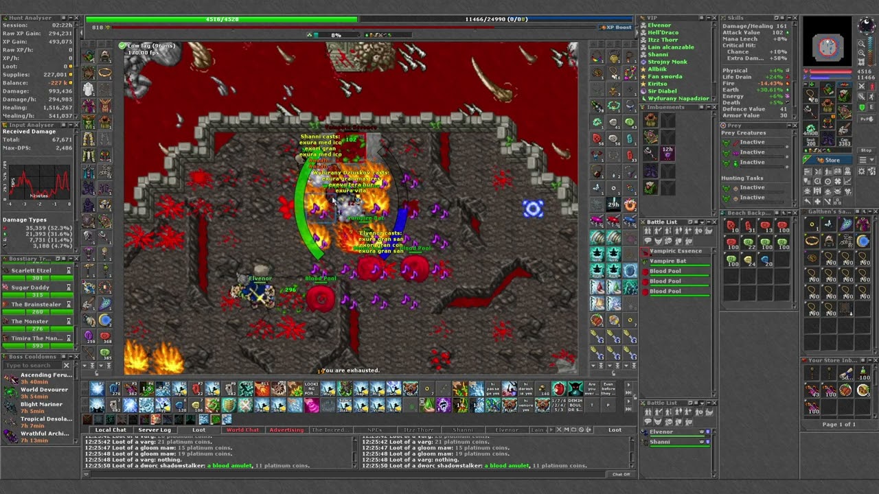 TIBIA - VLADRUKH VS 4 -- (EK,EK,RP,ED)