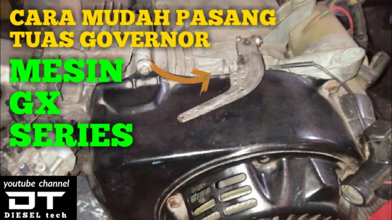 CARA PASANG TUAS GOVERNOR YANG BENAR MESIN BENSIN SERI GX || @DIESEL tech