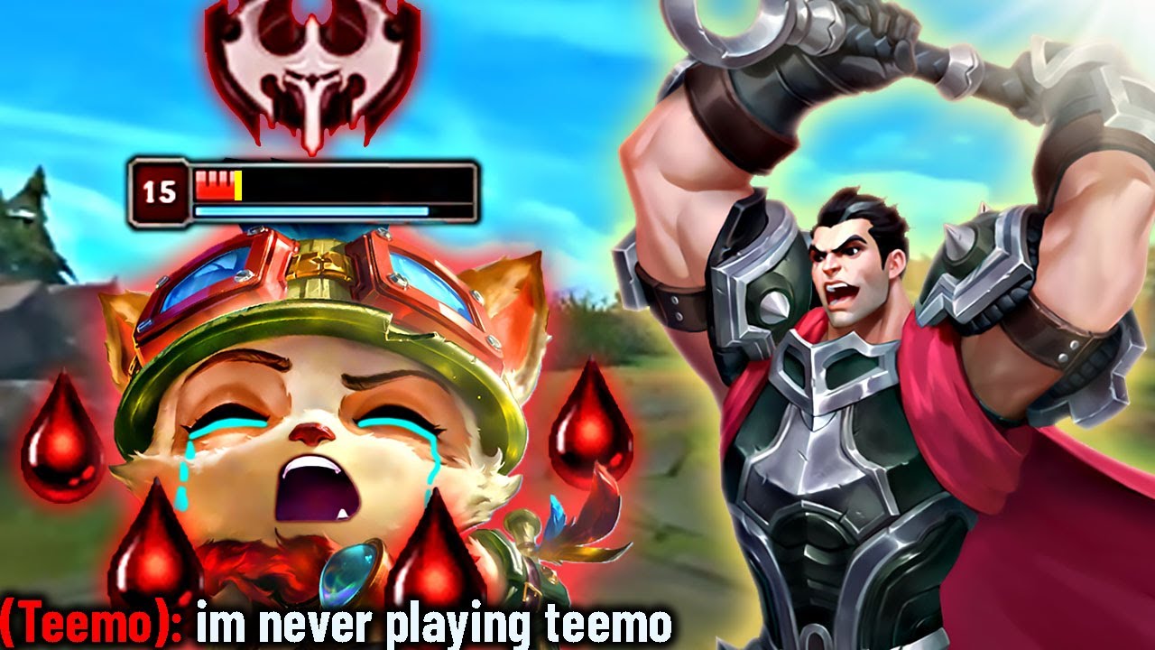 HE WILL NEVER PLAY TEEMO AGAIN..