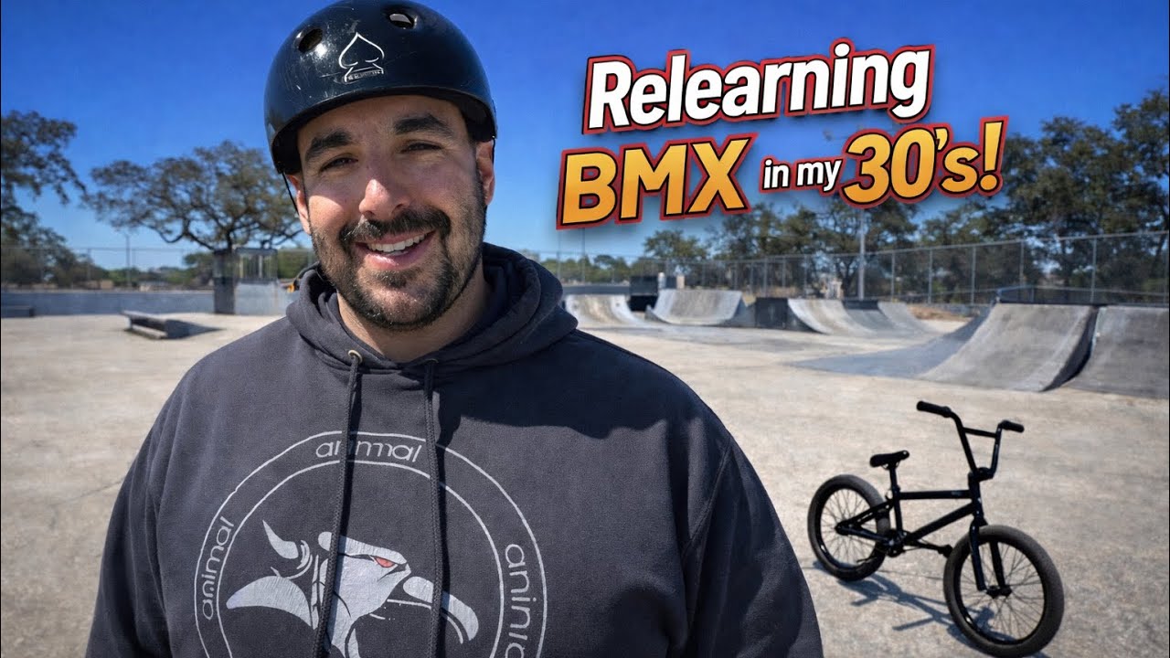 Relearning BMX in my 30’s! (Fail)