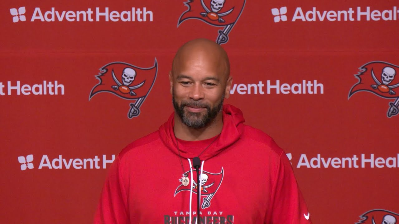 Larry Foote: Todd Bowles Is Going To Go Into The ‘Lab’ | Press Conference | Tampa Bay Buccaneers