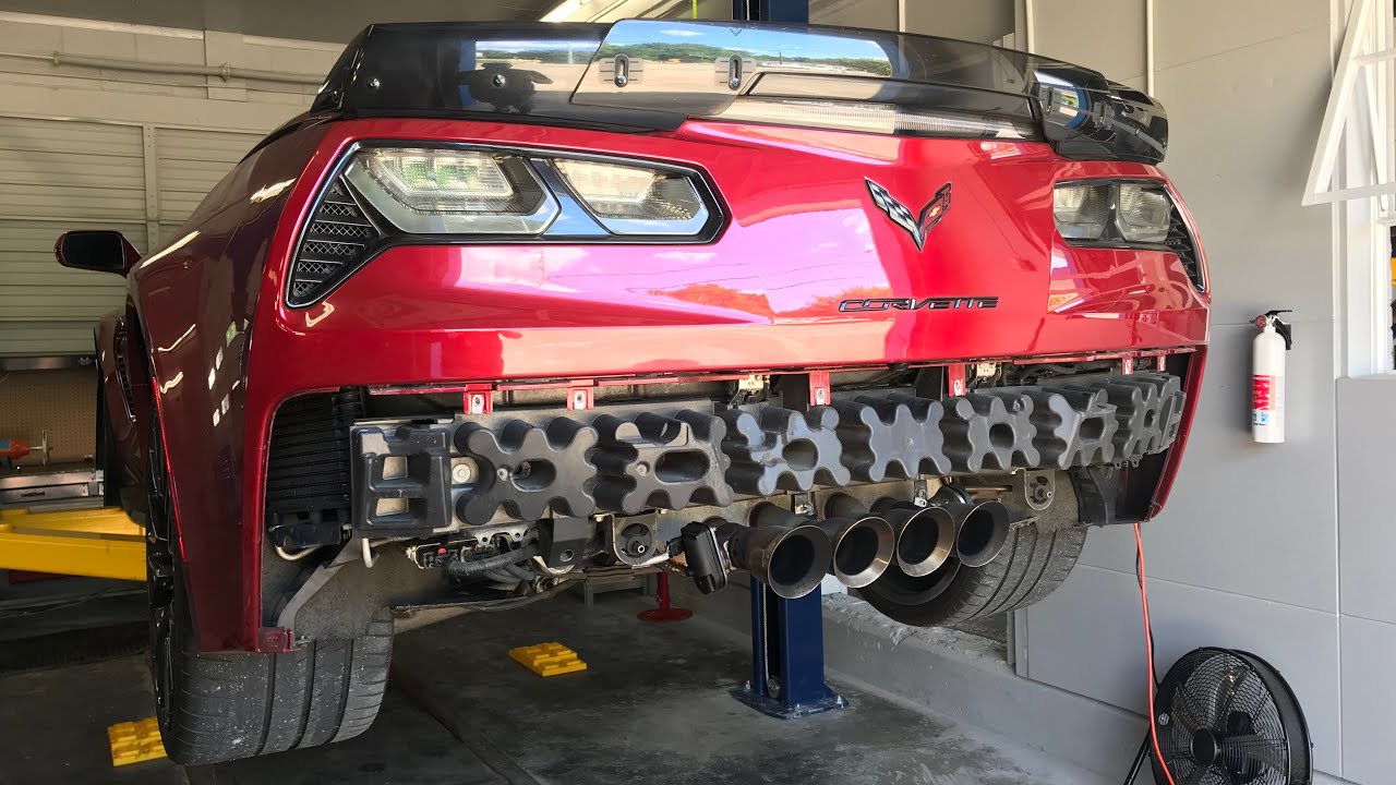 Corvette Z06 Corsa NPP Exhaust Install ***HARD REVS***