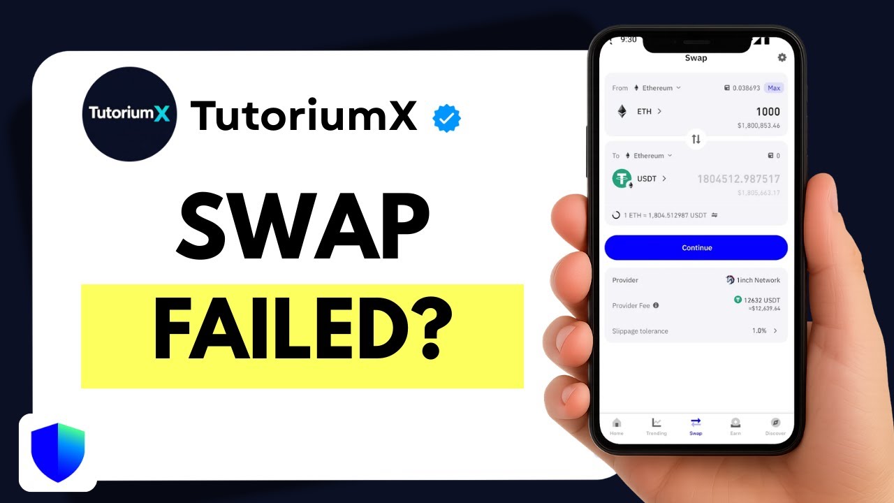 How to Fix &ldquo;Swap Failed&rdquo; Error in Trust Wallet