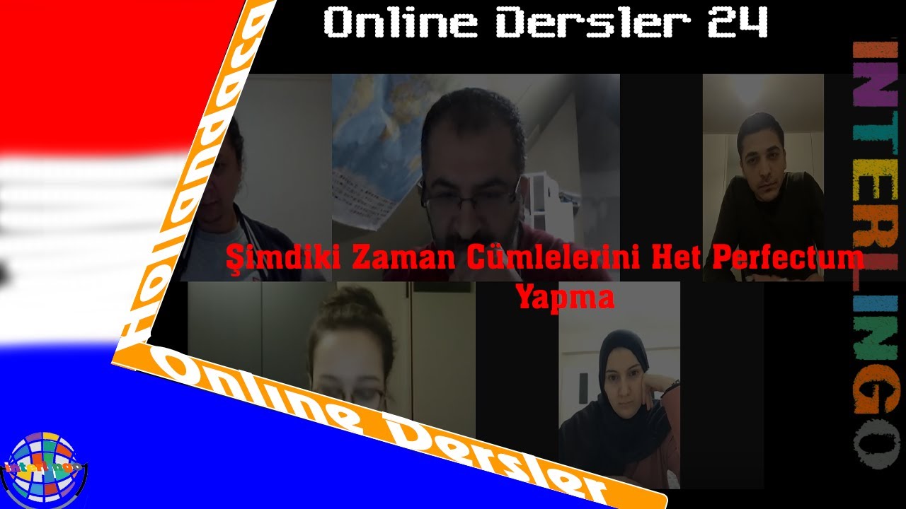 Ders 24 - Şimdiki Zaman Cümlelerini Het Perfectum Yapma