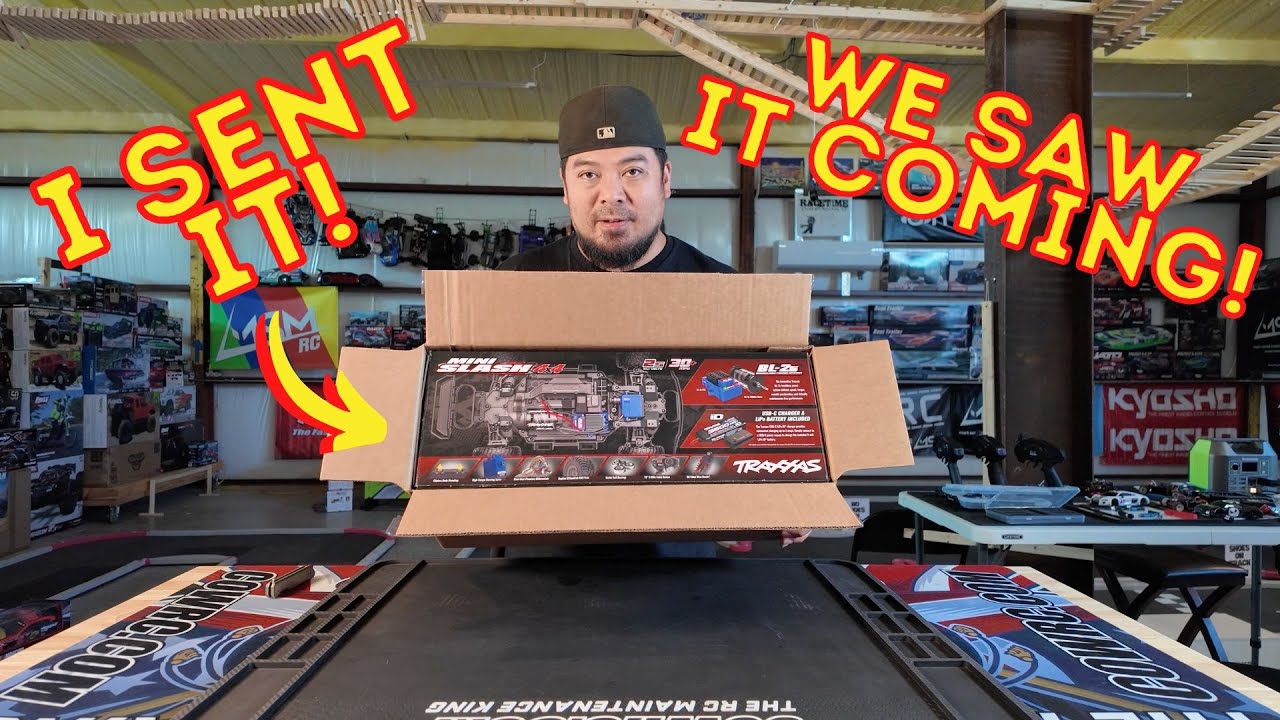 NEW TRAXXAS RC CAR HAS AN AWESOME NEW FEATURE! | Mini Slash 4x4