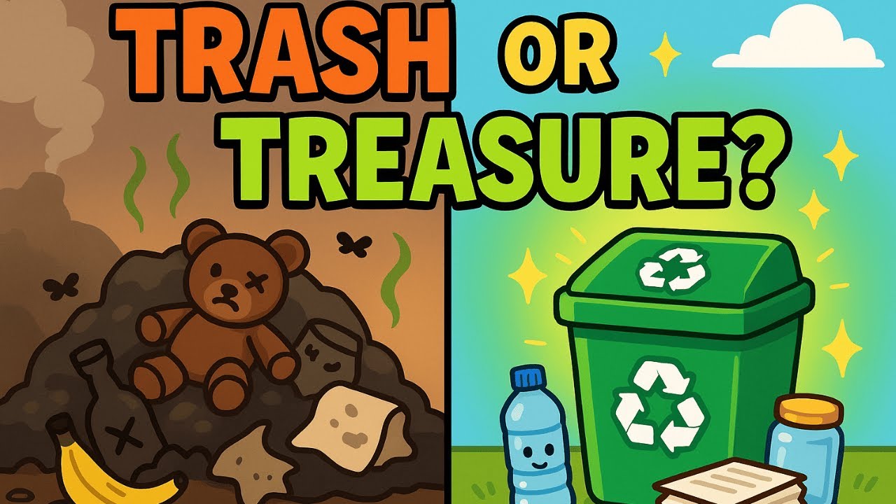 Trash or Treasure? ♻️ What Really Happens to Garbage! | The Discovery Club #GarbageVsRecycling