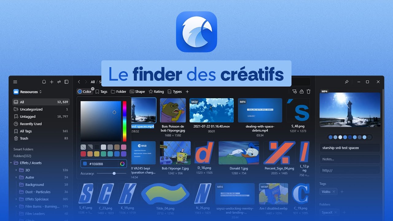 Le meilleur explorateur de fichiers pour cr&eacute;atifs (Eagle)