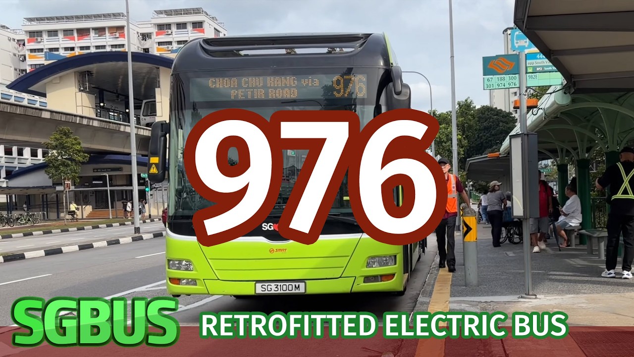MAN NL323F A22 (Retrofitted Electric) - SG3100M on Service 976 (EV)