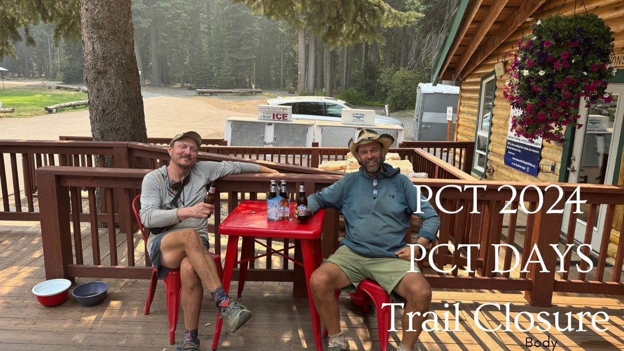 Trail closure at Crater Lake. ￼ Took a ride up to PCT days in Cascade locks   ￼