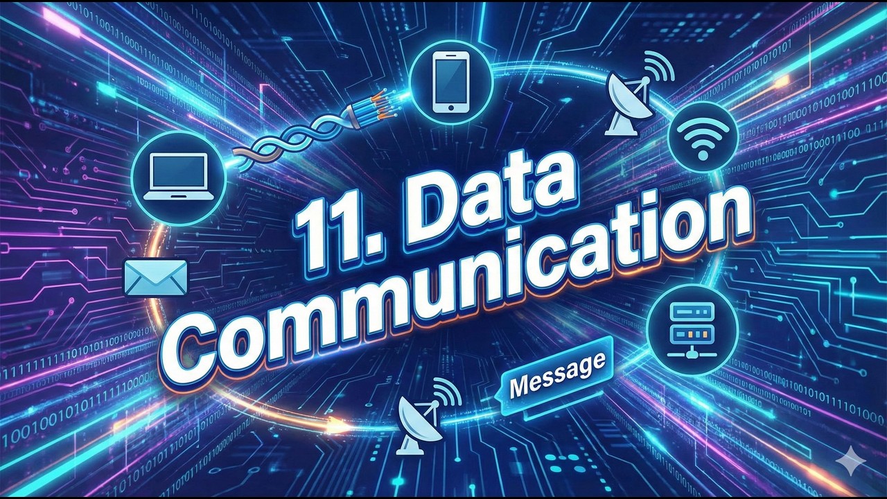 Standard 12 – Computer – Chapter 11 – Data Communication (English Medium) NCERT