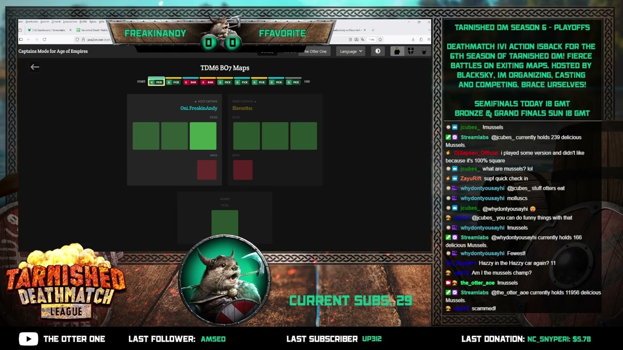 ffavorite1 vs FreakinAndy - Semi Finals | TDM Season 6 | Casted by The Otter One and Hazzy