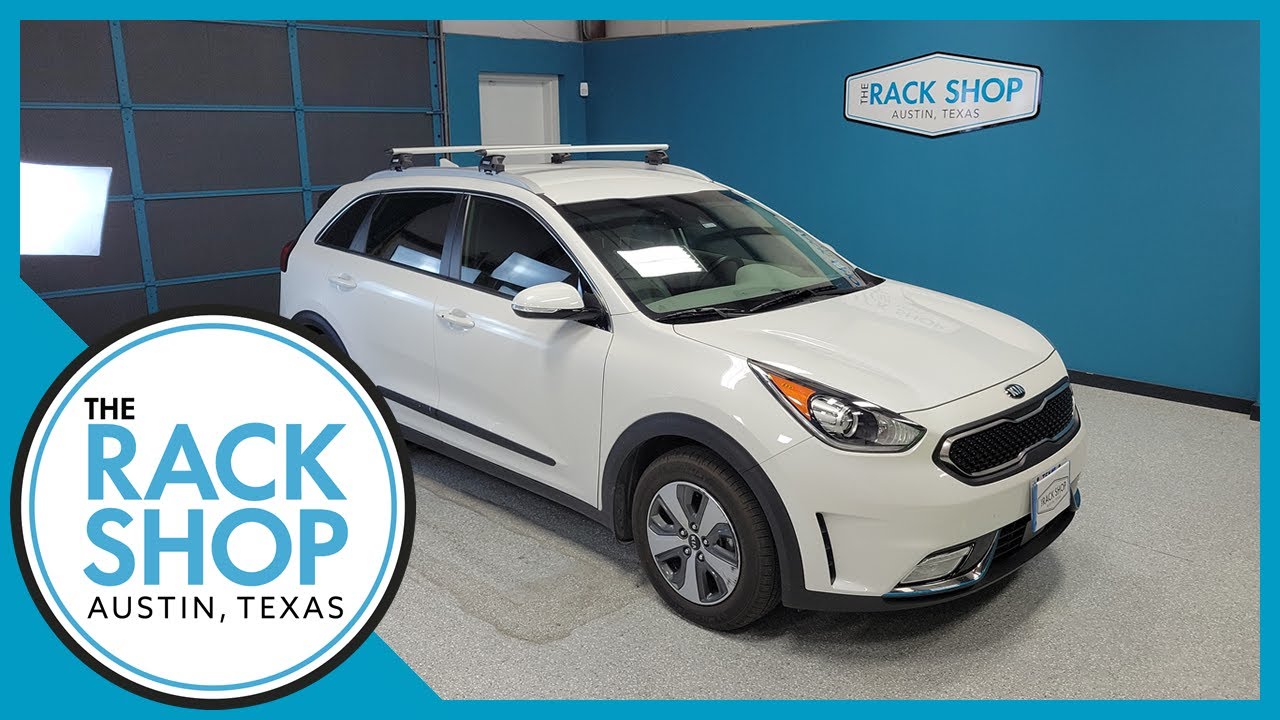 2017-2022 Kia Niro Thule Flush Rail WingBar Evo Complete Roof Rack | The Rack Shop - Austin, TX