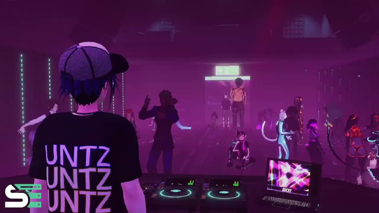 1 hour Hard Techno @ _SUBSYSTEM Server Room (VRChat) - December 2022