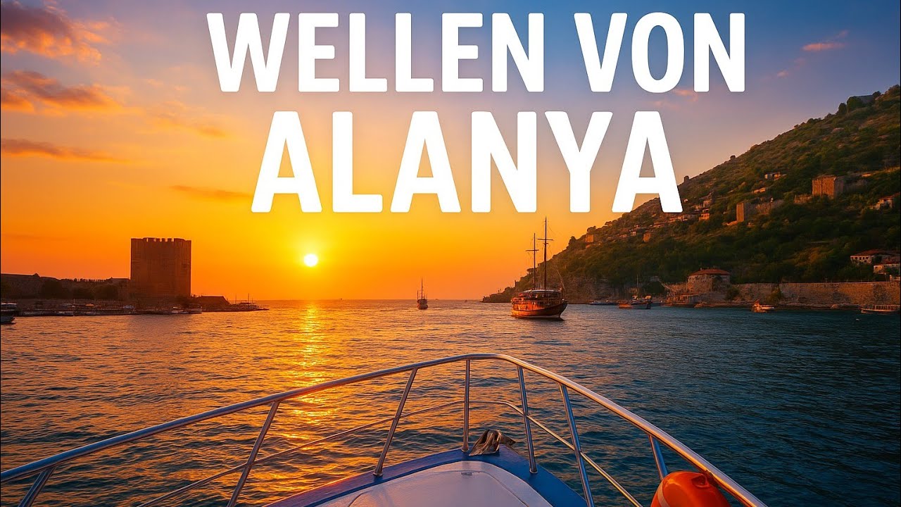 Wellen von Alanya – Magische Bootsfahrt im Sonnenuntergang 🌅🚤 | Türkei Reise 2025