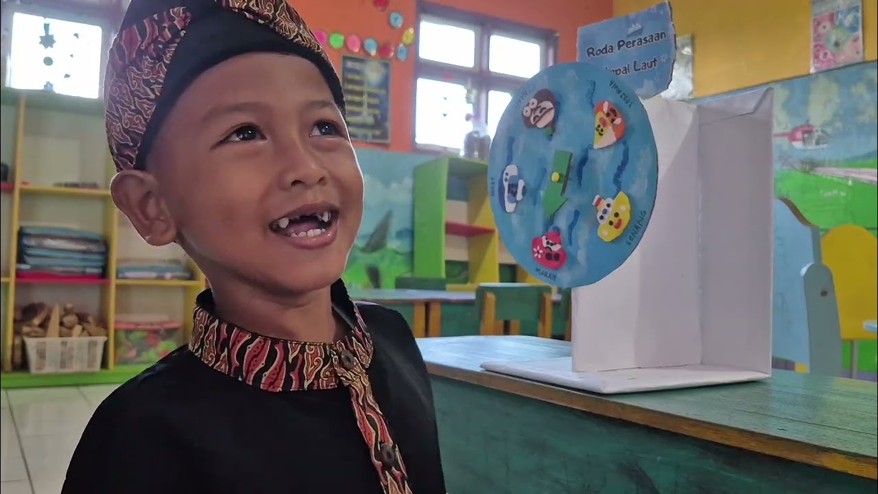  Pembelajaran PAUD: Media Kendaraan Darat & Laut | Miniatur Kota & Roda Emosi 💫