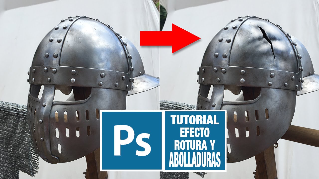 Tutorial Photoshop efecto rotura y abolladura en objetos by @ildefonsosegura